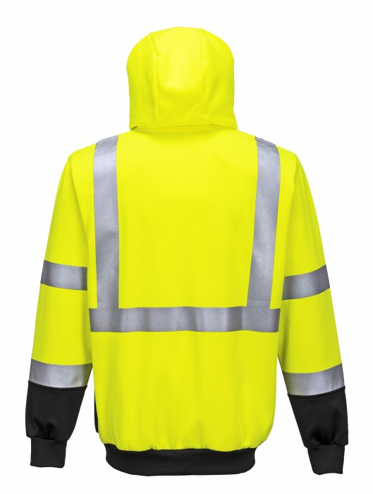 Portwest B315 Hi-Vis Two-Tone Zipped Hoodie